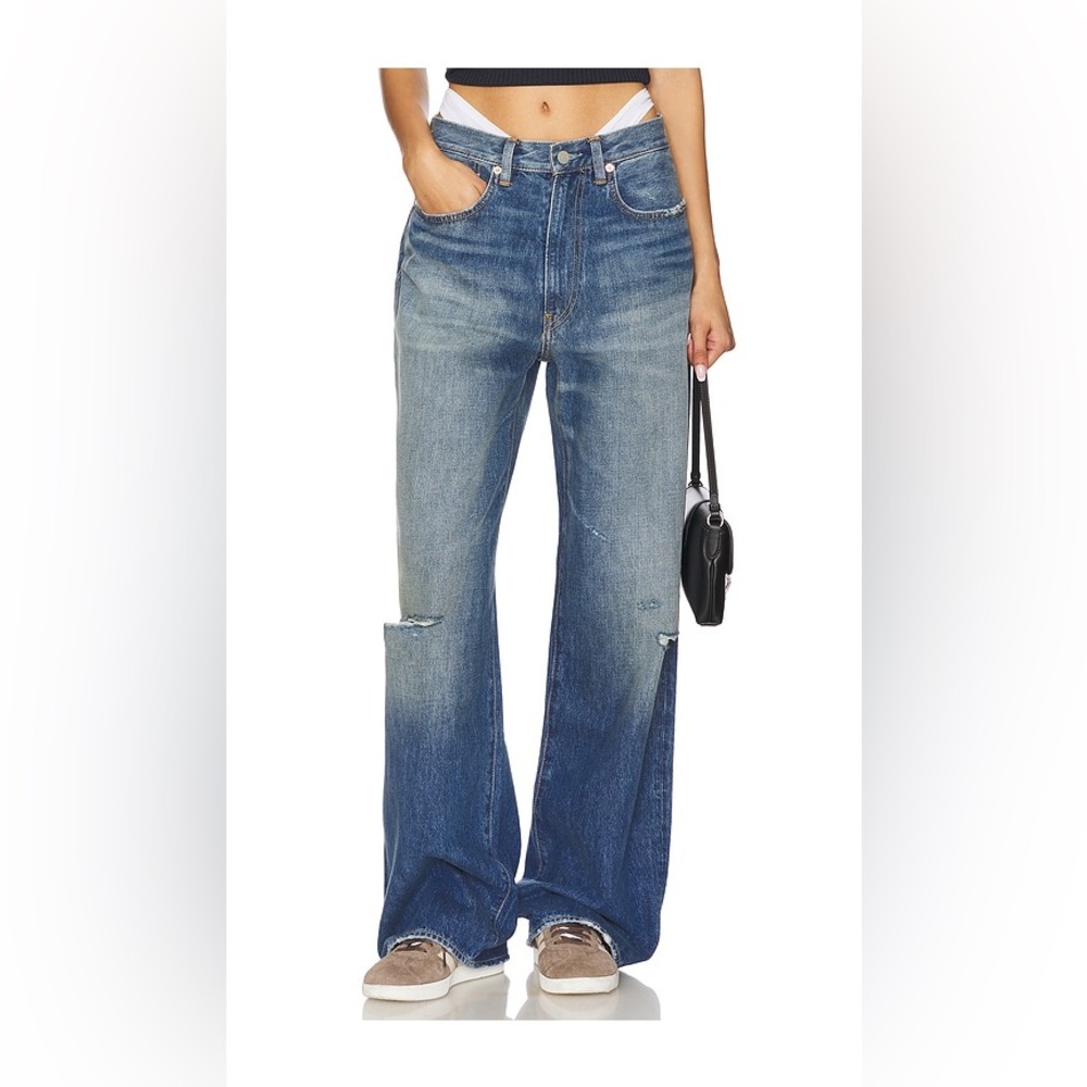 Denimist Teri Wide Leg Denim Jeans in Apsley Blue